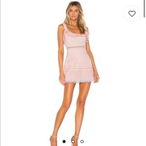 Pink mini "Happy hours" lovers and friends dress